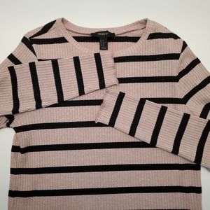 Forever 21 Plus Size Striped Longsleeve